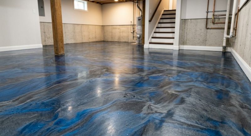 Basement Floor Epoxy Service in Frederick, MD