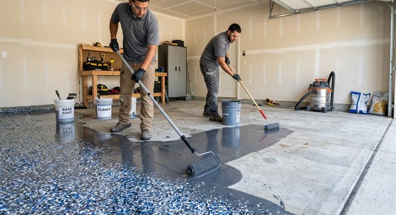 Basement Floor Epoxy Service in Frederick, MD