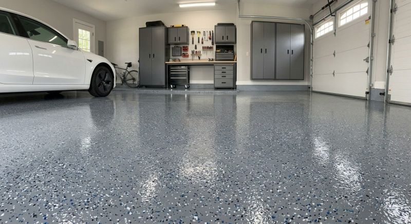 Epoxy Garage Flooring Installation in Fairfax, VA