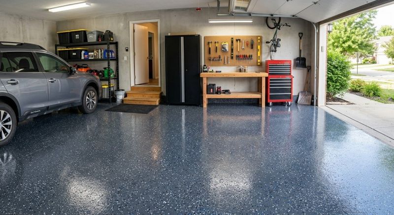 Garage Floor Epoxy Installation in Frederick, MD