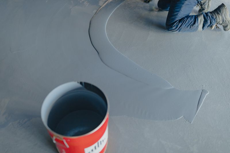 Speckled Garage Floor Painting in Alexandria, VA
